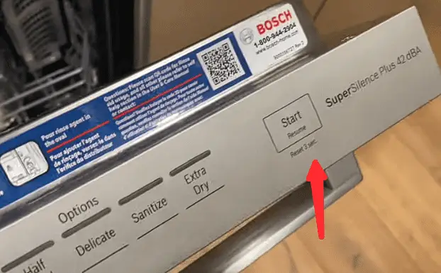 can't change cycle on bosch dishwasher