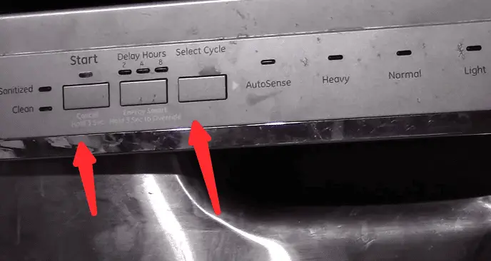 ge dishwasher service mode