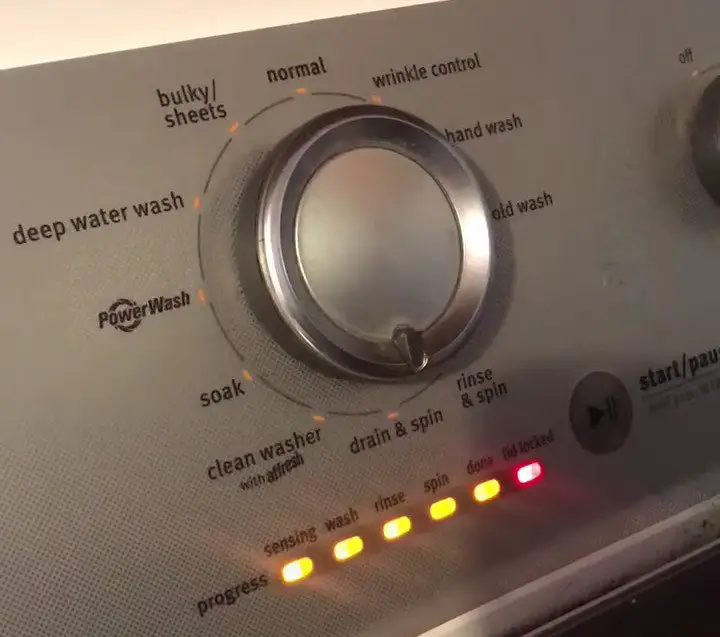 How to reset maytag bravos washer