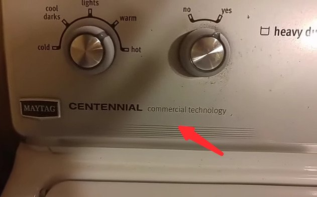 Maytag centennial washer stuck on sensing