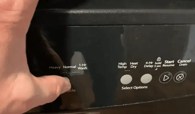 How do I reset my Whirlpool dishwasher diagnostic mode