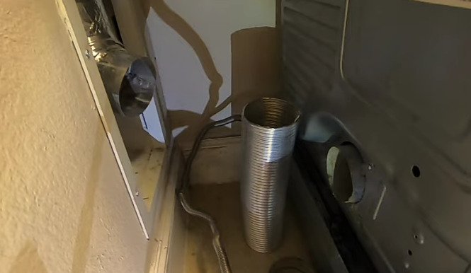 dryer vent hose won't fit