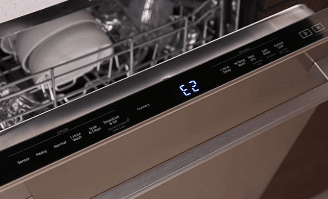 whirlpool dishwasher test mode