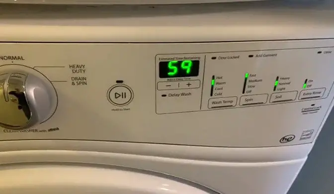 whirlpool duet dryer indicating 59