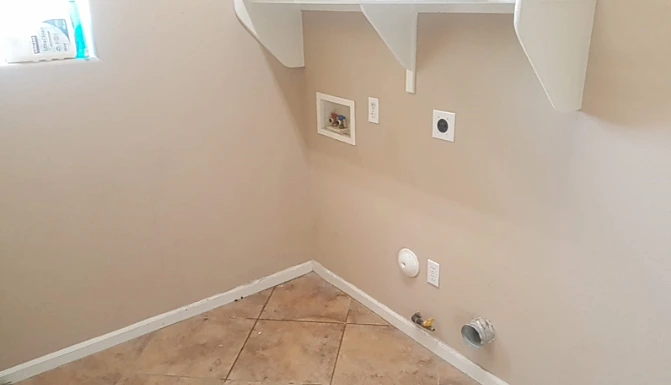 Hiding your dryer in a room space