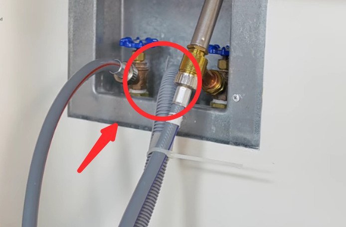 Washing machine drain pipe height