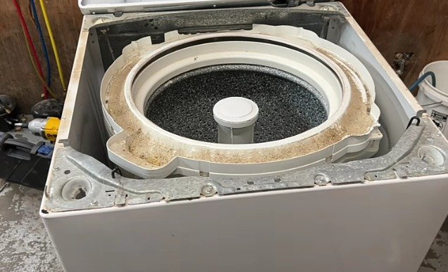 whirlpool front load washer off balance