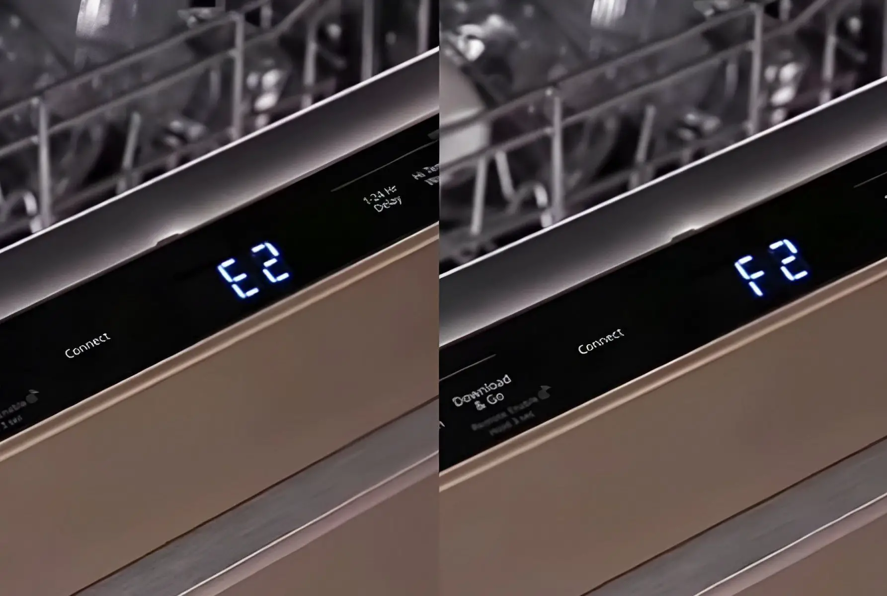 e2 f2 whirlpool dishwasher