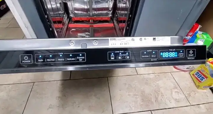 Samsung dishwasher test mode