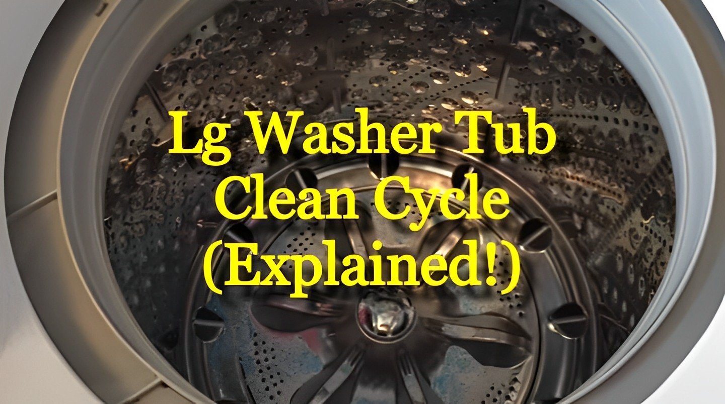 LG Washer - The Tub Clean Cycle 