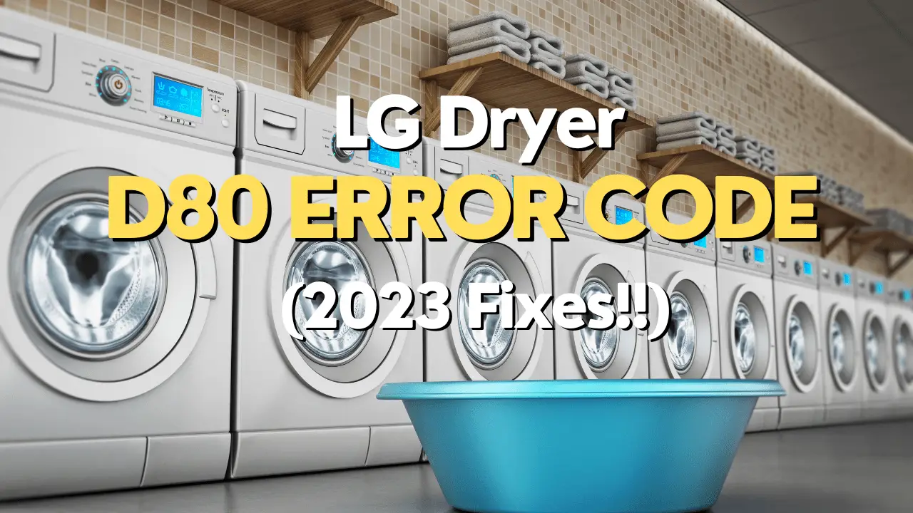 Lg Dryer D80 Error Code But No Blockage