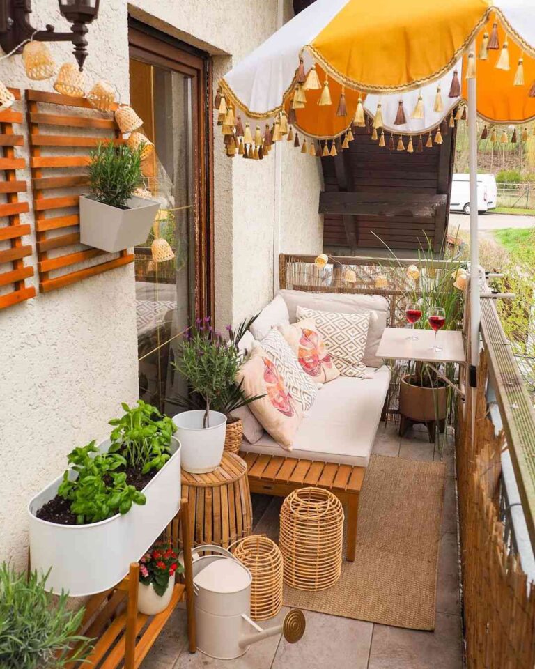 30 Apartment Balcony Privacy Ideas - Nerd In The House